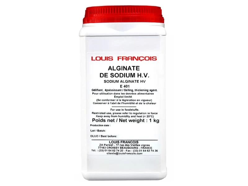 Alginate De Sodium - 1 Kg - Louis François 1 Alginate De Sodium - 1 Kg - Louis François