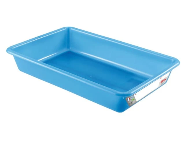Bac Plat 5 L Bleu - Norme HACCP - 43 X 28 X Ht 7 Cm - Gilac 1 Bac Plat 5 L Bleu - Norme HACCP - 43 X 28 X Ht 7 Cm - Gilac