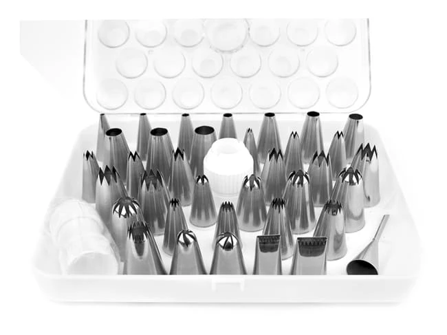 Douilles Pâtisserie (x 36) - Inox - Mallard Ferrière 2 Douilles Pâtisserie (x 36) - Inox - Mallard Ferrière – Image 2