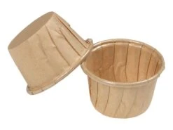 Caissette écrue (x 200) - Ingraissables - Ø 4,4 X Ht 3,5 Cm - Nordia