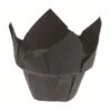 Caissette Tulipcup Noire (x 150) - Avec Step - Ø 5 X Ht 8 Cm - Nordia