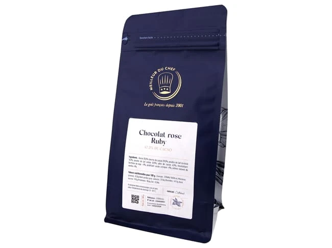 Chocolat Rose Ruby 47,3% - 500 G - Callebaut 2 Chocolat Rose Ruby 47,3% - 500 G - Callebaut – Image 2