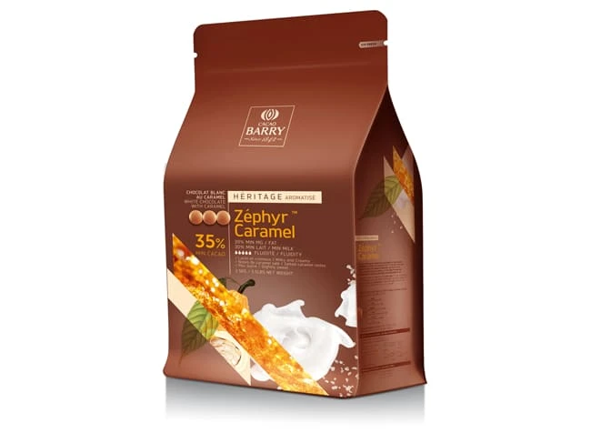 Chocolat Zéphyr Caramel 35% - 2,5 Kg - Cacao Barry 2 Chocolat Zéphyr Caramel 35% - 2,5 Kg - Cacao Barry – Image 2