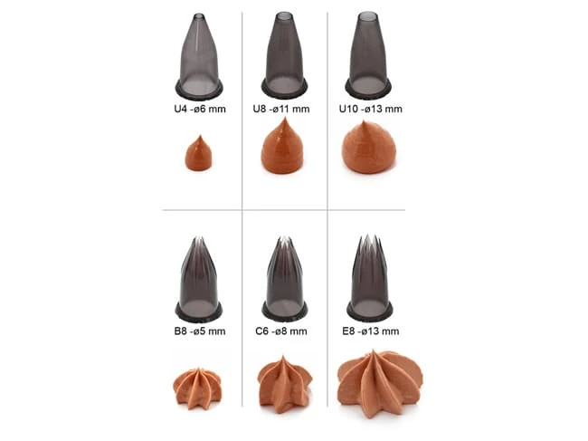 Douille Coffret Classic (x 6) - Tritan - De Buyer 2 Douille Coffret Classic (x 6) - Tritan - De Buyer – Image 2