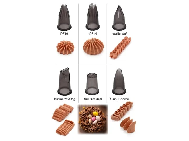 Douille Coffret Créatif (x 6) - Tritan - De Buyer 2 Douille Coffret Créatif (x 6) - Tritan - De Buyer – Image 2