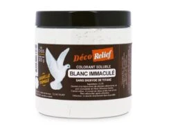 Colorant Alimentaire Blanc E170 - Liposoluble - 300 G - Déco Relief