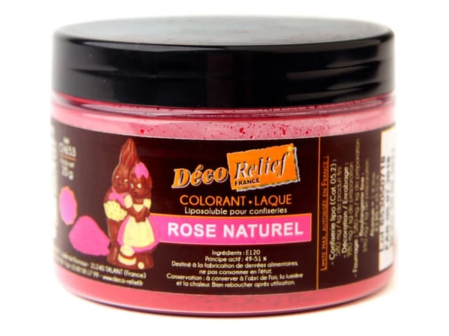 Colorant Alimentaire Rose Naturel - Liposoluble - 20 G - Déco Relief 1 Colorant Alimentaire Rose Naturel - Liposoluble - 20 G - Déco Relief