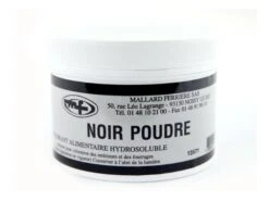 Colorant Poudre Noir E122/E104/E133 - Hydrosoluble - 50 G - Mallard Ferrière