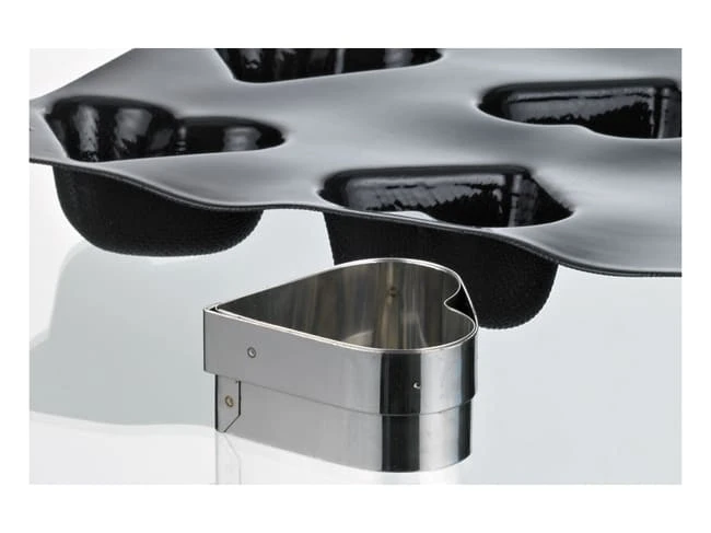 Découpoir Cœur Pour Flexipan - Cœur 3,8 X 3,5 Cm - Matfer 2 Découpoir Cœur Pour Flexipan - Cœur 3,8 X 3,5 Cm - Matfer – Image 2