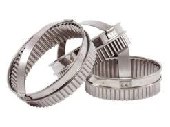 Découpoir Rond Cannelé Inox - à Poignée - Ø 13 Cm - Matfer