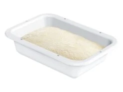 Demi Bac à Diviseuse 7 L - 40 X 30 X 10,5 Cm - Gilac -Fournitures De Pâtisserie demi bac diviseuse 7 litres blanc 3 main 650