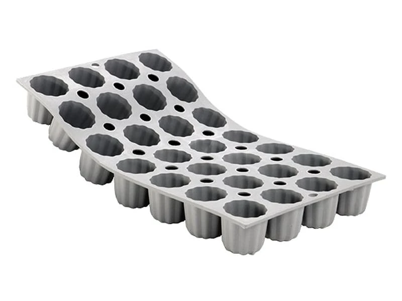 Moule Silicone élastomoule - 28 Cannelés - 30 X 17,6 Cm - De Buyer 1 Moule Silicone élastomoule - 28 Cannelés - 30 X 17,6 Cm - De Buyer