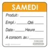 Etiquettes D'identification HACCP - Samedi