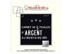 Feuilles D'argent - Carnet De 5 Feuilles - Meilleur Du Chef