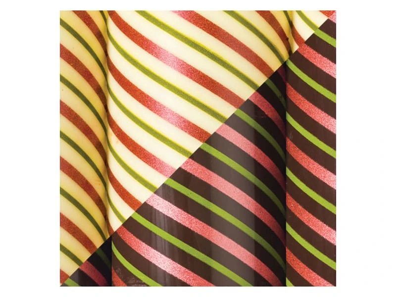 Feuille Transfert Chocolat - Arlequin - Lot De 10 Feuilles - Décors Et Créations 1 Feuille Transfert Chocolat - Arlequin - Lot De 10 Feuilles - Décors Et Créations