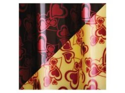 Feuille Transfert Chocolat - Amour - Lot De 10 Feuilles - Décors Et Créations