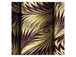 Feuille Transfert Chocolat - Plumes Or - Lot De 10 Feuilles - Décors Et Créations