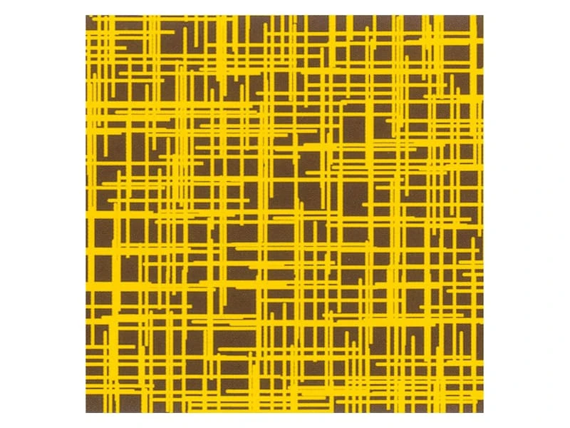 Feuilles Transfert Chocolat - Lignes Jaunes - Lot De 10 Feuilles - Mallard Ferrière 1 Feuilles Transfert Chocolat - Lignes Jaunes - Lot De 10 Feuilles - Mallard Ferrière