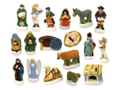 Fèves - Crèche Santons Millénium - Les Santons - Boite De 100 Fèves - Nordia