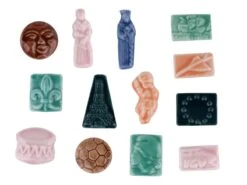 Fèves En émail De Couleur - Les Basiques - Boite De 144 Fèves - Nordia