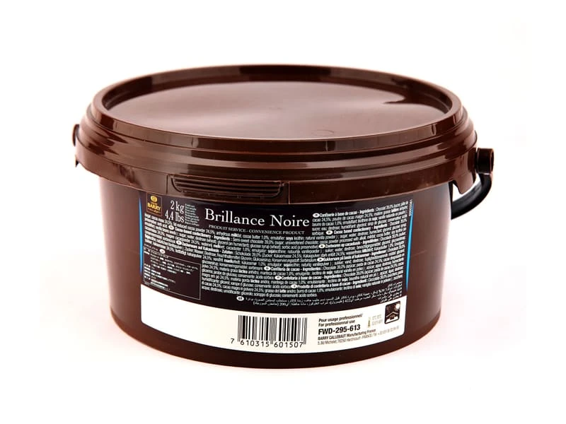 Glaçage Au Chocolat Brillance Noire - 2 Kg - Cacao Barry 1 Glaçage Au Chocolat Brillance Noire - 2 Kg - Cacao Barry