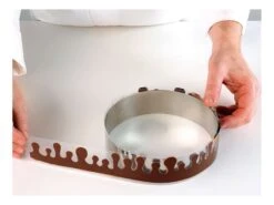 Kit Décor Goutte - Silikomart -Fournitures De Pâtisserie kit bande decor silicone goutte silikomart 7 main 650