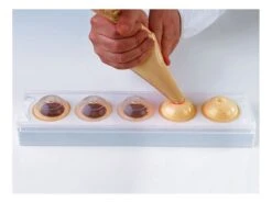 Moule Silicone Professionnel 3D - 5 Sphères - Ø 4,8 Cm - Silikomart -Fournitures De Pâtisserie moule 5 spheres 3d 48 silikomart 4 main 650