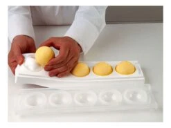 Moule Silicone Professionnel 3D - 5 Sphères - Ø 4,8 Cm - Silikomart -Fournitures De Pâtisserie moule 5 spheres 3d 48 silikomart 6 main 650