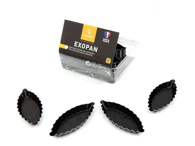 Moule Barquette Cannelée - Exopan® - 8,5 Cm (x 25) - Matfer 1 Moule Barquette Cannelée - Exopan® - 8,5 Cm (x 25) - Matfer