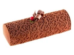 Moule à Bûche Silicone - Tapis Arabesque - 25 X 9 Cm - Silikomart -Fournitures De Pâtisserie moule buche silicone arabesque 4 main 650