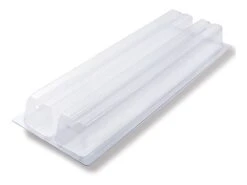 Moule à Bûche Thermoformé (x 10) - Rainurée - 57 X 8 Cm - Matfer