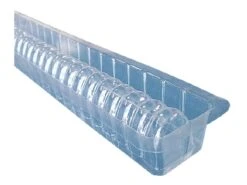 Moule à Bûchettes Annelées (x 12) - Long 50,9 Cm - 4,9 X 4 Cm