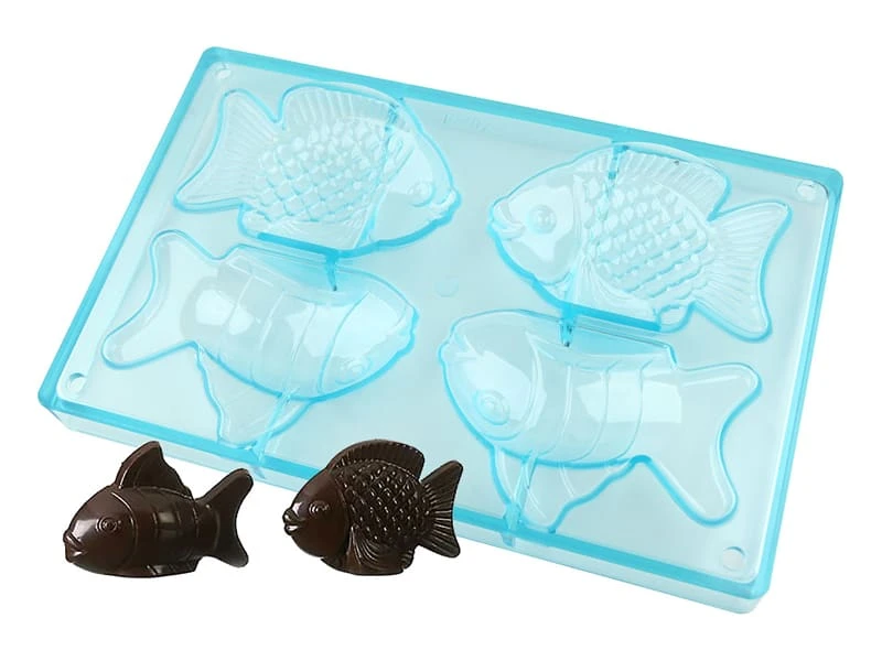 Moule Chocolat - 2 Poissons 1 Moule Chocolat - 2 Poissons