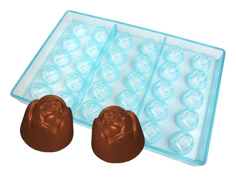 Moule Chocolat - 30 Roses 1 Moule Chocolat - 30 Roses