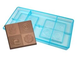 Moule Chocolat 4 éléments - Terre, Eau, Air, Feu