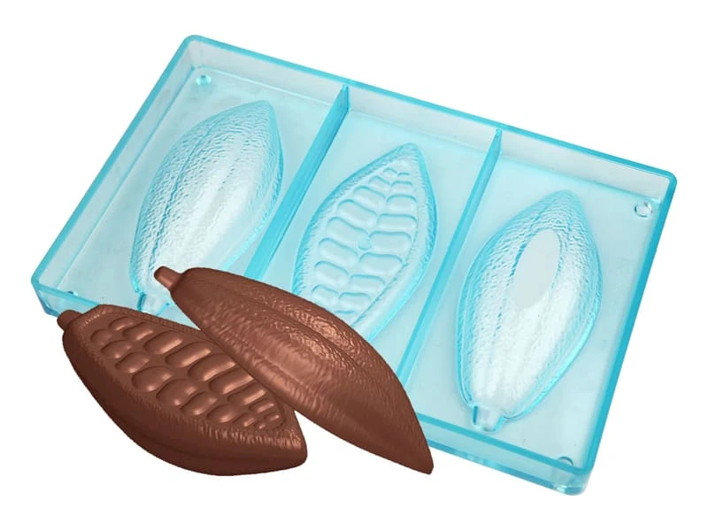 Moule Chocolat - 3 Cabosses 1 Moule Chocolat - 3 Cabosses