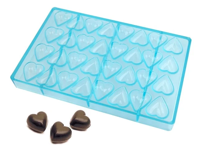 Moule Chocolat - 32 Petits Coeurs 1 Moule Chocolat - 32 Petits Coeurs