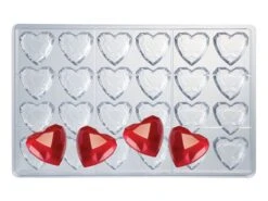 Moule Chocolat - Coeur Diamant