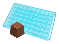 Moule Chocolat - Forme Cube Strié