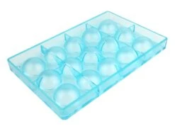Moule Chocolat - Demi-sphère - Ø 4,1 Cm (15 Empreintes) -Fournitures De Pâtisserie moule chocolat demi sphere 41mm 3 main 650