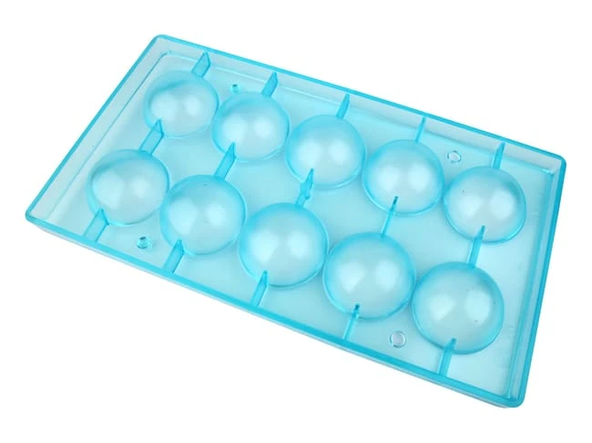 Moule Chocolat - Demi-sphère - Ø 5,9 Cm (10 Empreintes) 2 Moule Chocolat - Demi-sphère - Ø 5,9 Cm (10 Empreintes) – Image 2