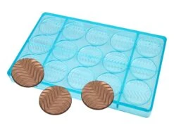 Moule Chocolat - 15 Disques Mendiant