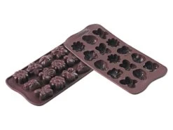 Moule Silicone Pour Chocolat - 15 Sujets Springlife - Easy Choc - Silikomart