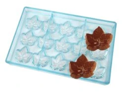 Moule Chocolat - 15 Feuilles D'érable