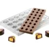 Moule Chocolat Avec Insert - 24 Ovales - 3,3 X 2,3 Cm - Silikomart