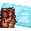 Moule Chocolat Père Noël - Avec Bonhomme De Neige