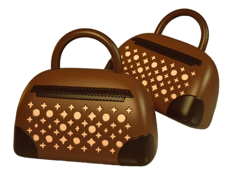 Moule Chocolat - Sac à Main Monogram - Mallard Ferrière 1 Moule Chocolat - Sac à Main Monogram - Mallard Ferrière