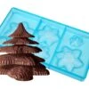 Plaque Chocolat - Sapin En Relief