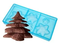 Plaque Chocolat - Sapin En Relief