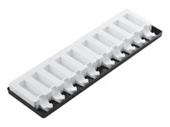 Moule Silicone Pour Glace - 10 Barres Rectangles - 40 X 12 Cm - Silikomart